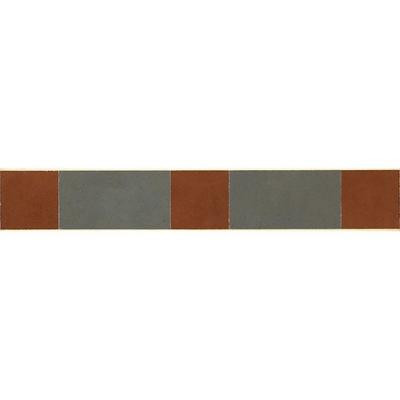 Daltile Veranda Multicolor 3-1/4 in. x 20 in. Deco G Porcelain Border Floor and Wall Tile