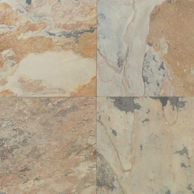 Daltile Natural Stone CollectionAutumn Mist 12 in. x 12 in. Slate Floor and Wall Tile (10 sq. ft. / case)