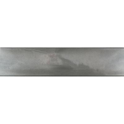 Daltile Urban Metals Stainless 3 in. x 12 in. Composite Liner Trim Wall Tile