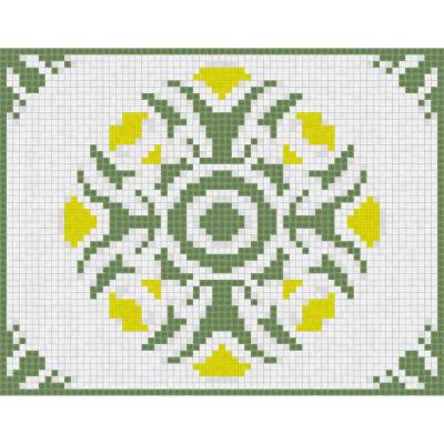 Mosaic Loft Bravura Radiance Pendant 30 in. x 24 in. Glass Wall Light Residential Floor Mosaic Tile (6 Indv Sections-Case)