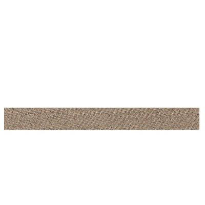 Daltile Identity Imperial Gold Fabric 1 in. x 6 in. Porcelain Cove Corner Floor and Wall Tile-DISCONTINUED
