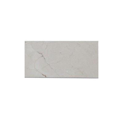 Splashback Tile Crema Marfil Marble Floor and Wall Tile - 3 in. x 6 in. Tile Sample