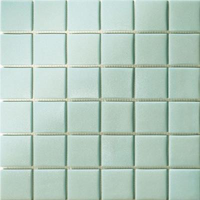 Elementz 12.5 in. x 12.5 in. Capri Giada Grip Glass Tile-DISCONTINUED