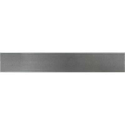 Daltile Urban Metals Stainless 2 in. x 12 in. Composite Spiral Border Trim Floor and Wall Tile