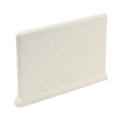 U.S. Ceramic Tile Color Collection Bright Gold Dust 4 in. x 6 in. Ceramic Right Cove Base Corner Wall Tile-DISCONTINUED