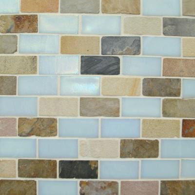 Studio E Edgewater 10-5/8 in. x 10-5/8 in. Summerland Mosaic Tile-DISCONTINUED
