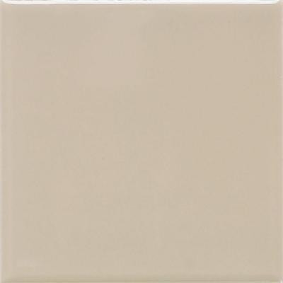 Daltile Matte Urban Putty 4-1/4 in. x 4-1/4 in. Ceramic Wall Tile (12.5 sq. ft. / case)