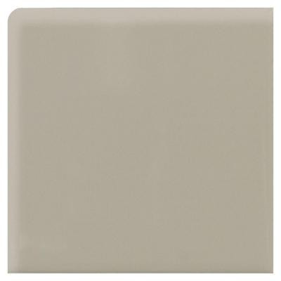 Daltile Modern Dimensions Matte Architectural Gray 4-1/4 in. x 4-1/4 in. Ceramic Bullnose Wall Tile