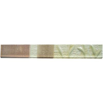 U.S. Ceramic Tile Tuscany 1-1/2 in. x 10 in. Multi-Color Porcelain Listel Floor and Wall Tile-DISCONTINUED