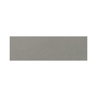 Daltile Plaza Nova Gray Fog 3 in. x 12 in. Porcelain Bullnose Floor and Wall Tile-DISCONTINUED