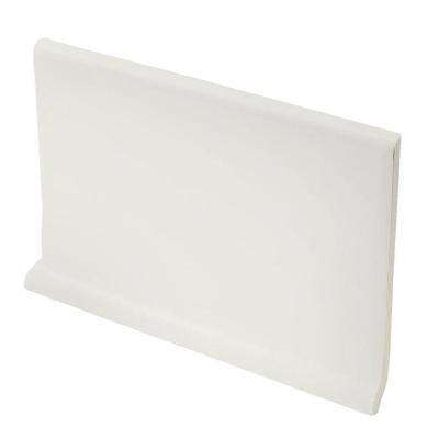 U.S. Ceramic Tile Color Collection Matte Bone 4 in. x 6 in. Ceramic Cove Base Wall Tile-DISCONTINUED