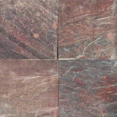 MS International Copper Fire 12 in. x 12 in. Honed Quartzite Floor and Wall Tile (10 sq. ft. / case)