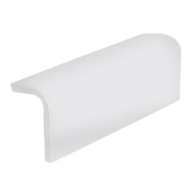 U.S. Ceramic Tile Color Collection Bright Tender Gray 2 in. x 6 in. Ceramic Sink Rail Wall Tile-DISCONTINUED