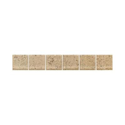 Daltile Fashion Accents Sand 2 in. x 12 in. Ceramic Listello Wall Tile