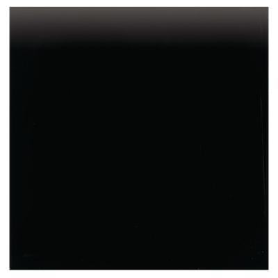 Daltile Semi-Gloss Matte Black 4-1/4 in. x 4-1/4 in. Ceramic Surface Bullnose Wall Tile