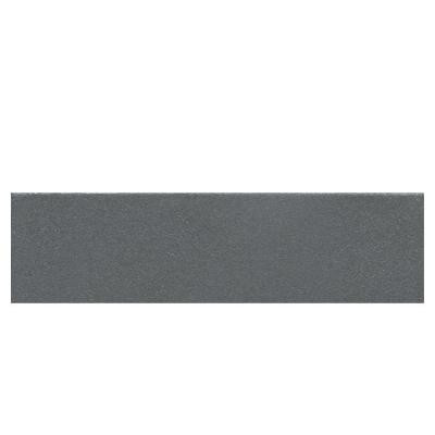 Daltile Colour Scheme Suede Gray Solid 3 in. x 12 in. Porcelain Bullnose Floor and Wall Tile