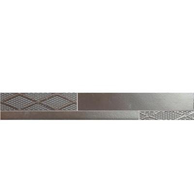 Daltile Metal Effects 2 in. x 13 in. Warm Metallic Porcelain Floor and Wall Tile-DISCONTINUED