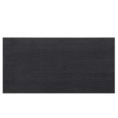 Daltile Identity Twilight Black Grooved 12 in. x 24 in. Porcelain Floor and Wall Tile (11.62 sq. ft. / case)