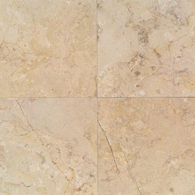 Daltile Natural Stone Collection Sahara Beige 12 in. x 12 in. Marble Floor and Wall Tile (10 sq. ft. / case)