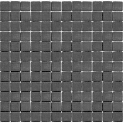 Epoch Architectural Surfaces Teaz Earl Grey-1202 Mosiac Recycled Glass Mesh Mounted Floor and Wall Tile - 3 in. x 3 in. Tile Sample