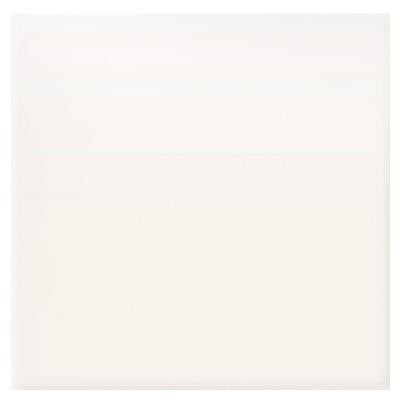 Daltile Semi-Gloss Arctice White 4-1/4 in. x 4-1/4 in. Ceramic Bullnose Wall Tile