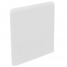 U.S. Ceramic Tile Color Collection Matte Tender Gray 3 in. x 3 in. Ceramic Surface Bullnose Corner Wall Tile-DISCONTINUED