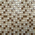 MS International Caramel Cream 12 in. x 12 in. x 8 mm Glass Stone Mesh-Mounted Mosaic Tile (10 sq. ft. / case)