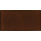 MS International Cinnamon 3 in. x 6 in. Glass Wall Tile (1 sq. ft./ case)
