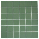 Splashback Tile 12 in. x 12 in. Contempo Spa Green Polished Glass Tile-DISCONTINUED