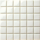Elementz 12.5 in. x 12.5 in. Capri Bianco Glossy Glass Tile-DISCONTINUED