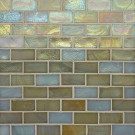 Studio E Edgewater Del Mar 1 in. x 2 in. 10-5/8 in. x 10-5/8 in. Glass Floor & Wall Mosaic Tile-DISCONTINUED