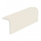 U.S. Ceramic Tile Color Collection Bright Gold Dust 2 in. x 6 in. Ceramic Sink Rail Wall Tile-DISCONTINUED