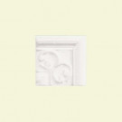 Daltile Fashion Accents White Nexus 4 in. x 4 in. Ceramic Corner Wall Tile