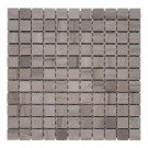 Solistone Haisa Marble Dark 1 x 1 / 12 in. x 12 in. x 6.35mm Marble Mesh-Mounted Mosaic Tile (10 sq. ft./case)