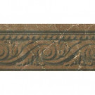 PORCELANOSA Listel Pisa 4 in. x 8 in. Pulpis Ceramic Accent Tile-DISCONTINUED