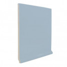 U.S. Ceramic Tile Color Collection Bright Wedgewood 6 in. x 6 in. Ceramic Stackable Left Cove Base Corner Wall Tile-DISCONTINUED