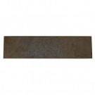 Daltile Continental Slate Brazilian Green 3 in. x 12 in. Porcelain Bullnose Floor and Wall Tile