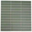 Splashback Tile Contempo Seafoam Polished 12 in. x 12 in. x 8 mm Glass Floor and Wall Tile