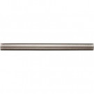 Weybridge 1/2 in. x 6 in. Cast Metal Pencil Liner Brushed Nickel Tile (18 pieces / case) - Discontinued