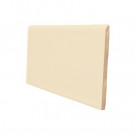 U.S. Ceramic Tile Color Collection Matte Khaki 3 in. x 6 in. Ceramic Surface Bullnose Wall Tile-DISCONTINUED