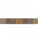 Daltile Veranda Multicolor 3-1/4 in. x 20 in. Deco A Porcelain Accent Floor and Wall Tile