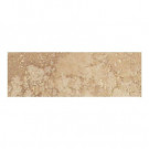 Daltile Canaletto Noce 3 in. x 13 in. Porcelain Bullnose Floor and Wall Tile
