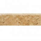Daltile Heathland Amber 3 in. x 12 in. Glazed Ceramic Bullnose Floor and Wall Tile