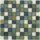Jeffrey Court Slate Medley 12 in. x12 in. x 8 mm Travertine Slate Mosaic Floor/Wall Tile