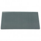 Splashback Tile Contempo Blue Gray Frosted Glass Tile - 3 in. x 6 in. Tile Sample