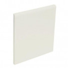 U.S. Ceramic Tile Color Collection Matte Bone 4-1/4 in. x 4-1/4 in. Ceramic Surface Bullnose Wall Tile-DISCONTINUED