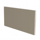 U.S. Ceramic Tile Color Collection Matte Cocoa 3 in. x 6 in. Ceramic Surface Bullnose Wall Tile-DISCONTINUED