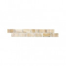 Daltile San Michele Dorato 2 in. x 12 in. Glazed Porcelain Floor Decorative Accent Floor and Wall Tile