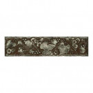 Daltile Metal Signatures Iron Rust 1-1/2 in. x 12 in. Metal Ogee Liner Wall Tile-DISCONTINUED