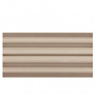 Daltile Identity Cream/Brown Fabric 12 in. x 24 in. Porcelain Decorative Accent Floor and Wall Tile-DISCONTINUED